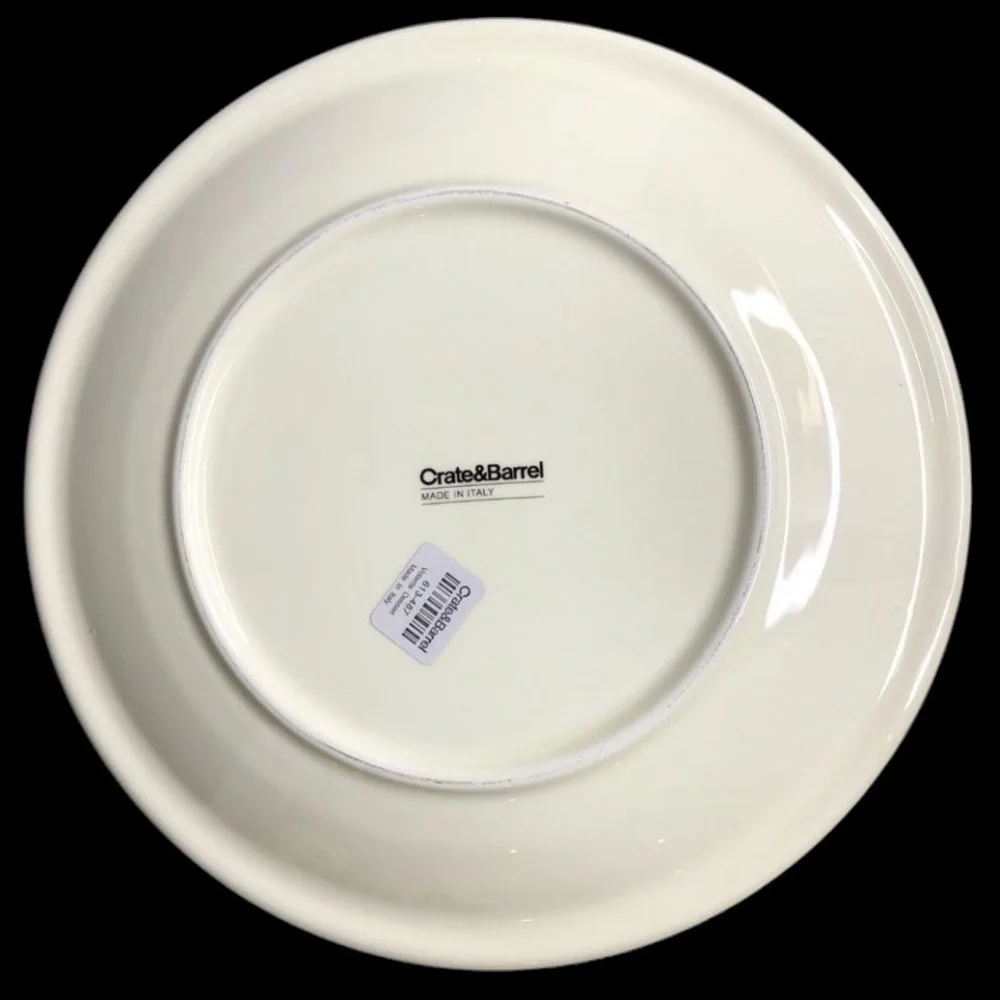 2 VTG Crate & Barrel VOLANTE 8 7/8” Salad Plates NWT